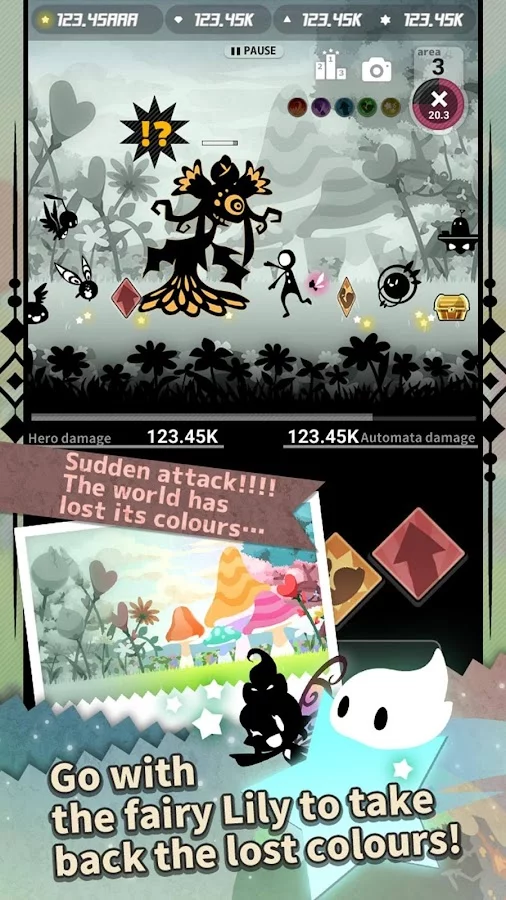 Изображение игры: Shadow Land - Endless Tap