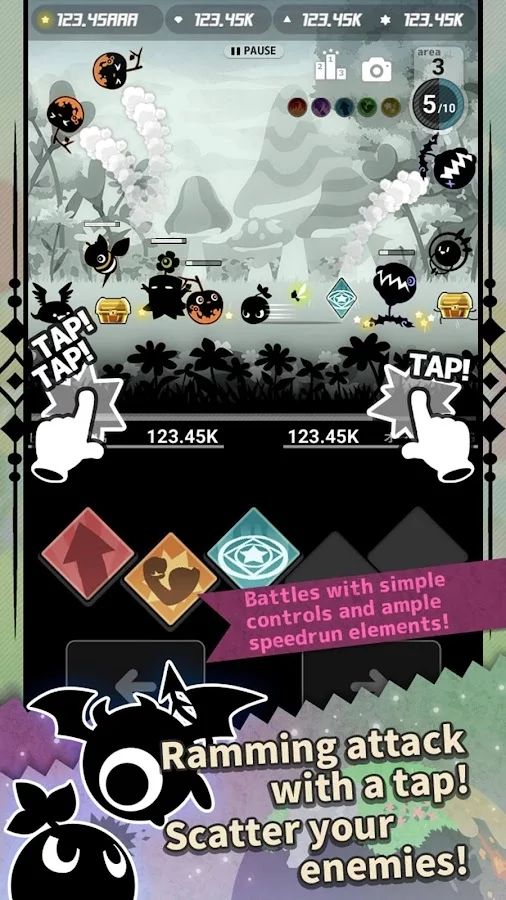 Изображение игры: Shadow Land - Endless Tap