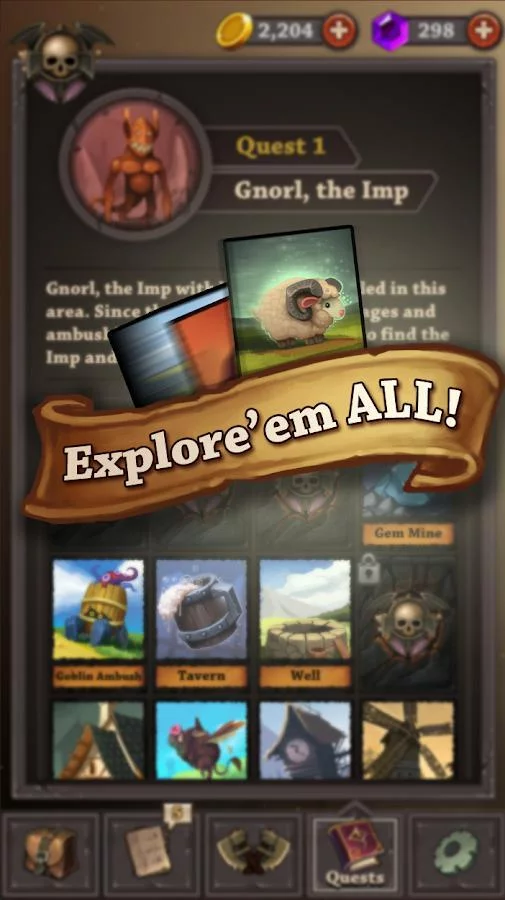 Изображение игры: Quest Cards