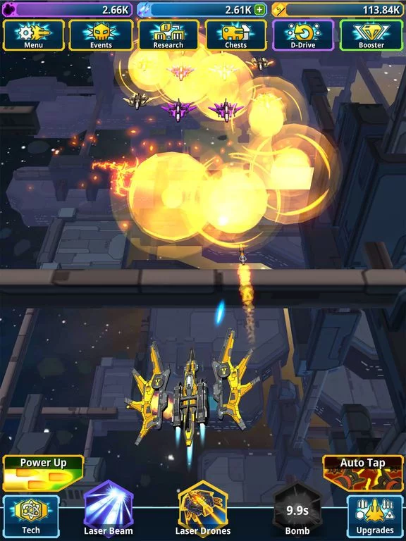 Изображение игры: Idle Space - Endless Action Clicker