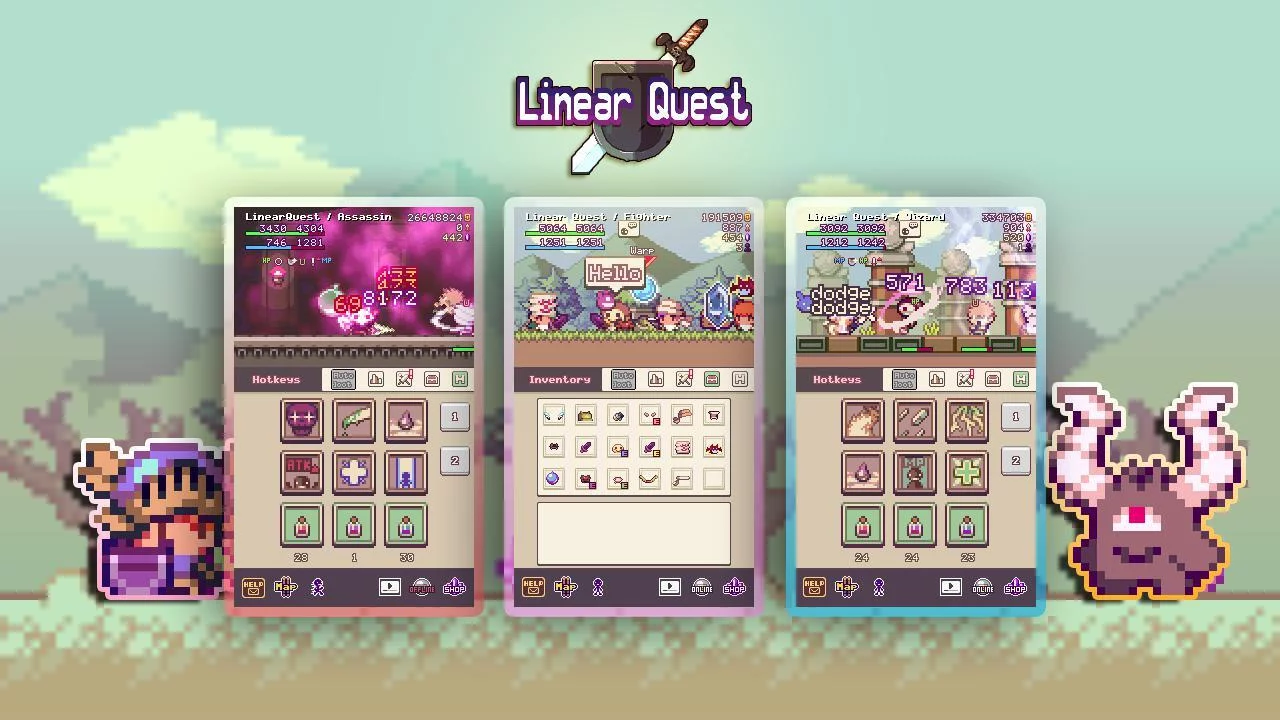 Изображение игры: Linear Quest
