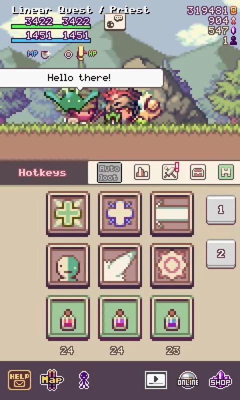 Изображение игры: Linear Quest