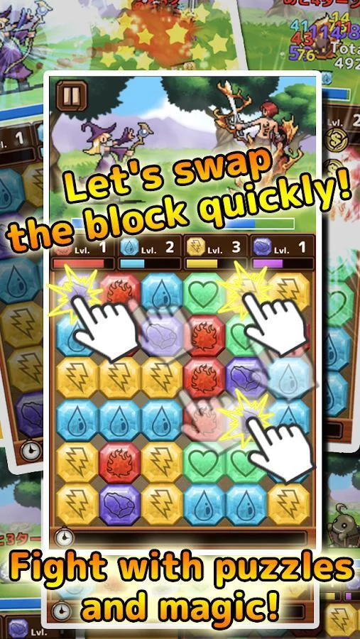 Изображение игры: Witch Puzzle RPG