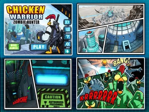 Изображение игры: Chicken Warrior: Zombie Hunter