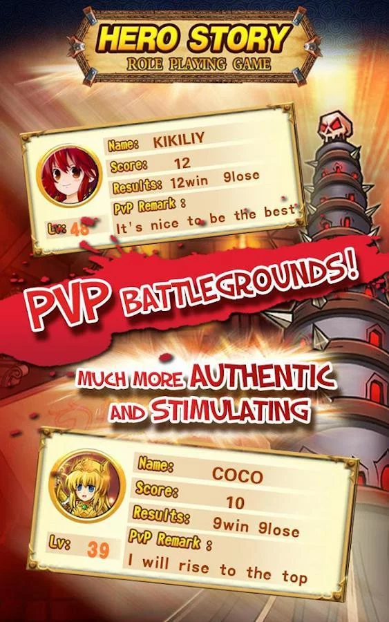 Изображение игры: RPG Hero Story
