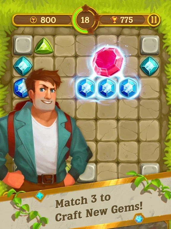 Изображение игры: Gemcrafter: Puzzle Journey