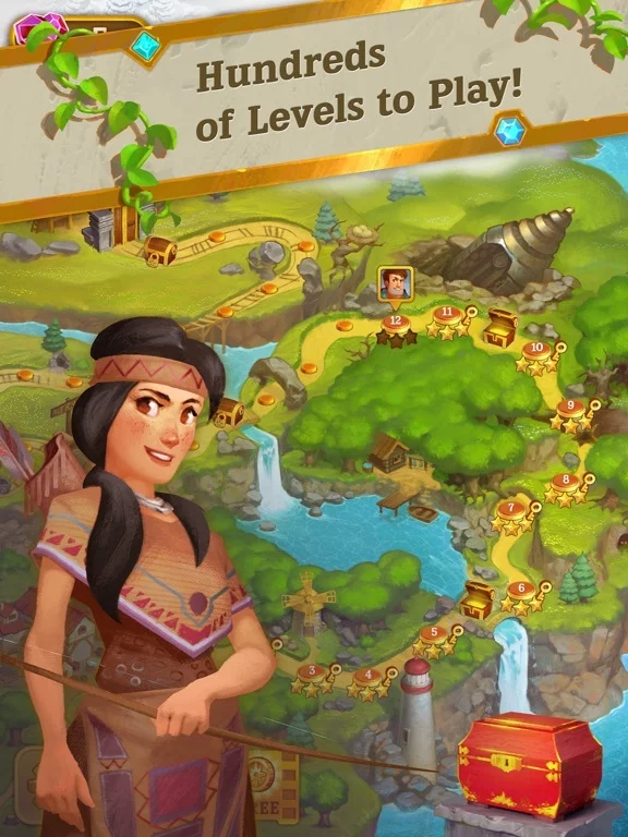 Изображение игры: Gemcrafter: Puzzle Journey