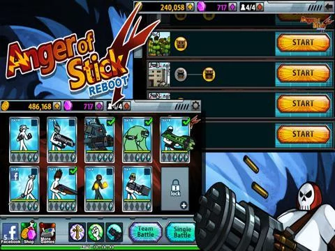 Изображение игры: Anger Of Stick 4