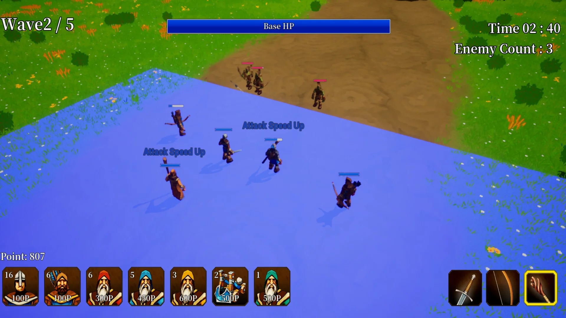Изображение игры: Defensive War -SEALED GOLEM