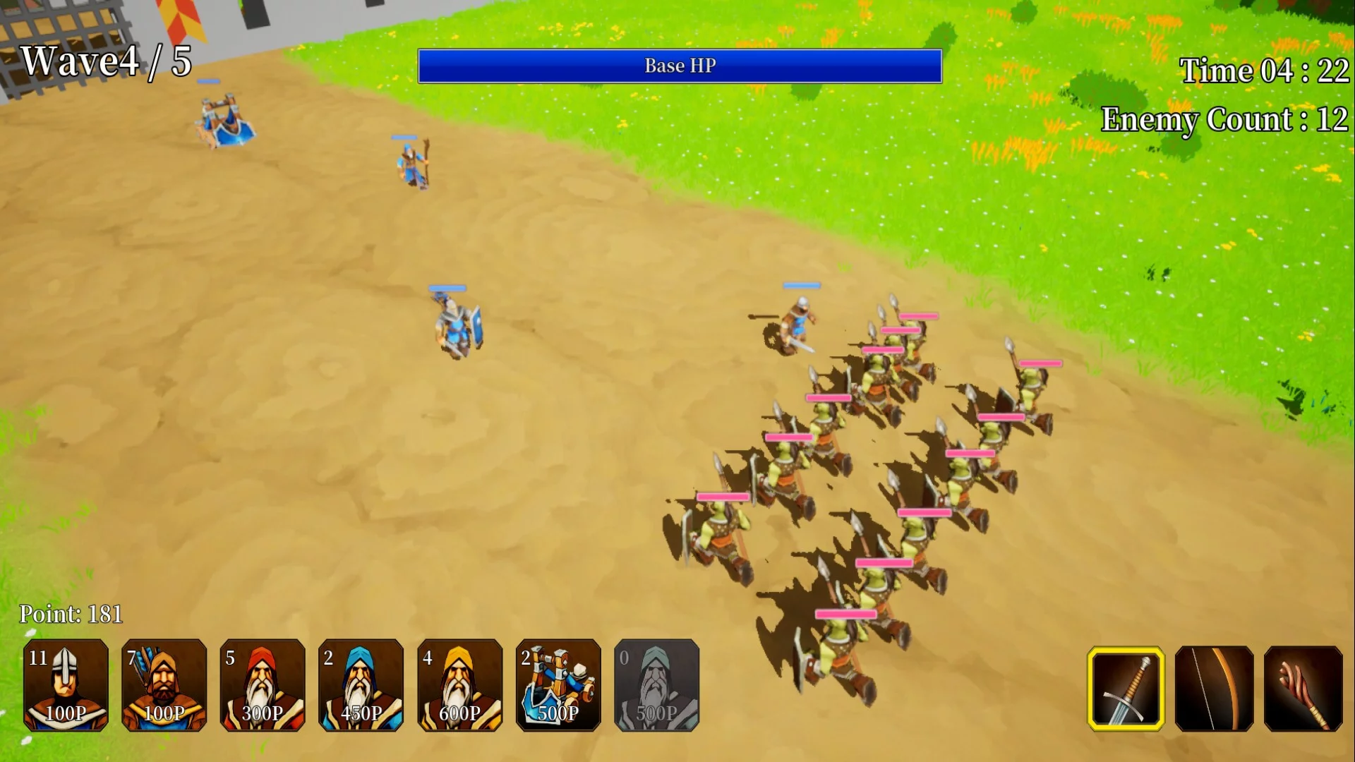 Изображение игры: Defensive War -SEALED GOLEM