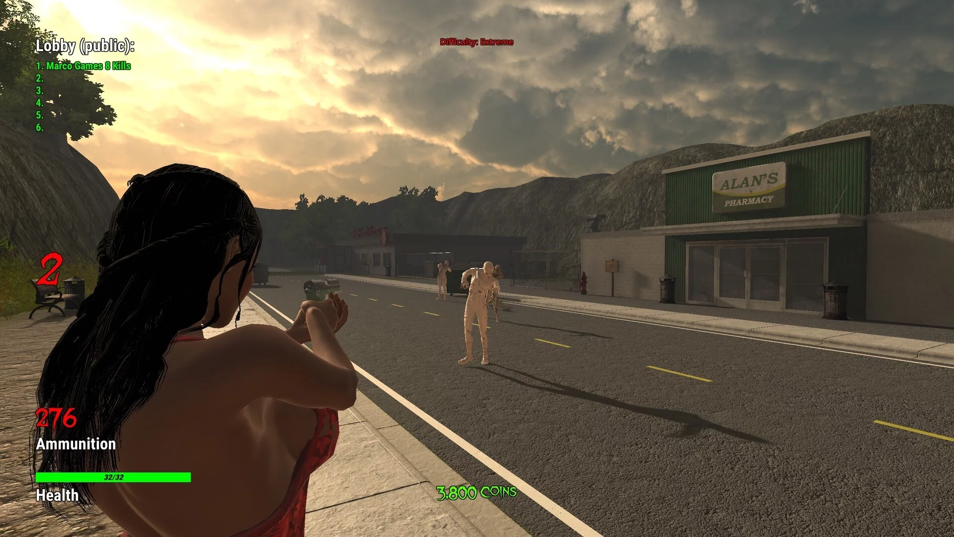 Изображение игры: Village of Zombies