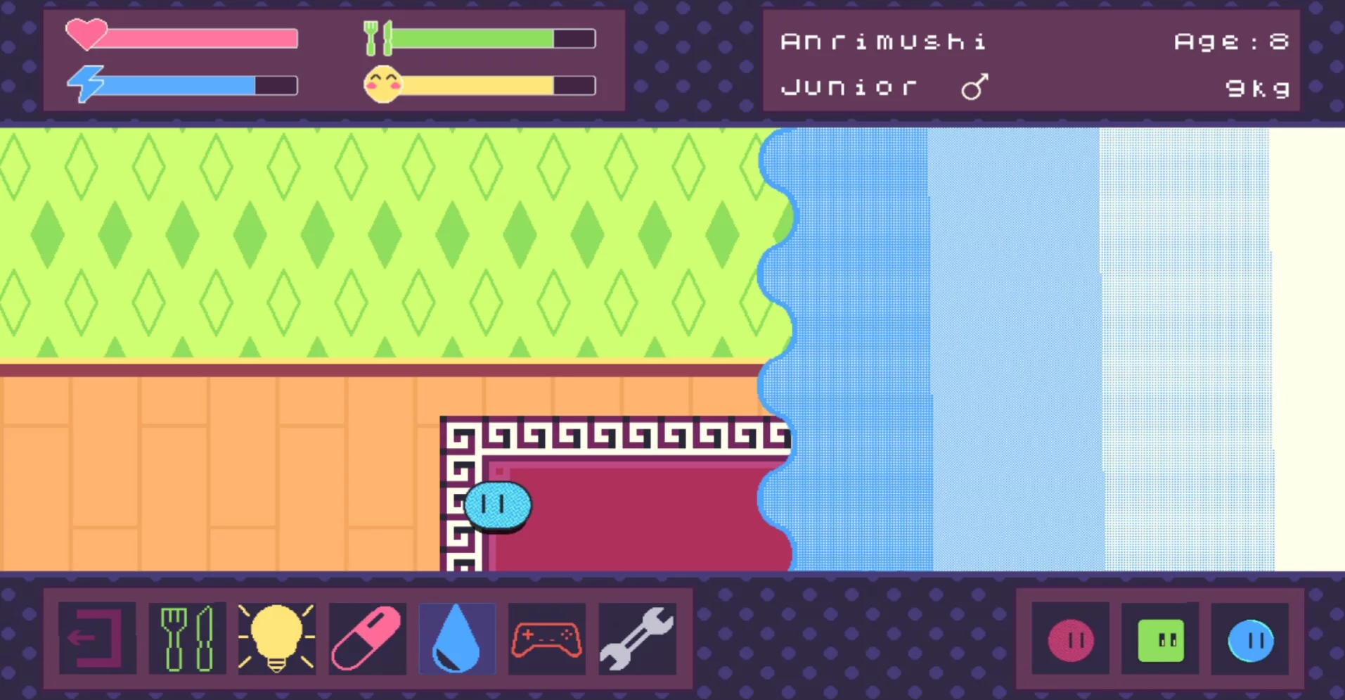 Изображение игры: Kukumushi Virtual Pet