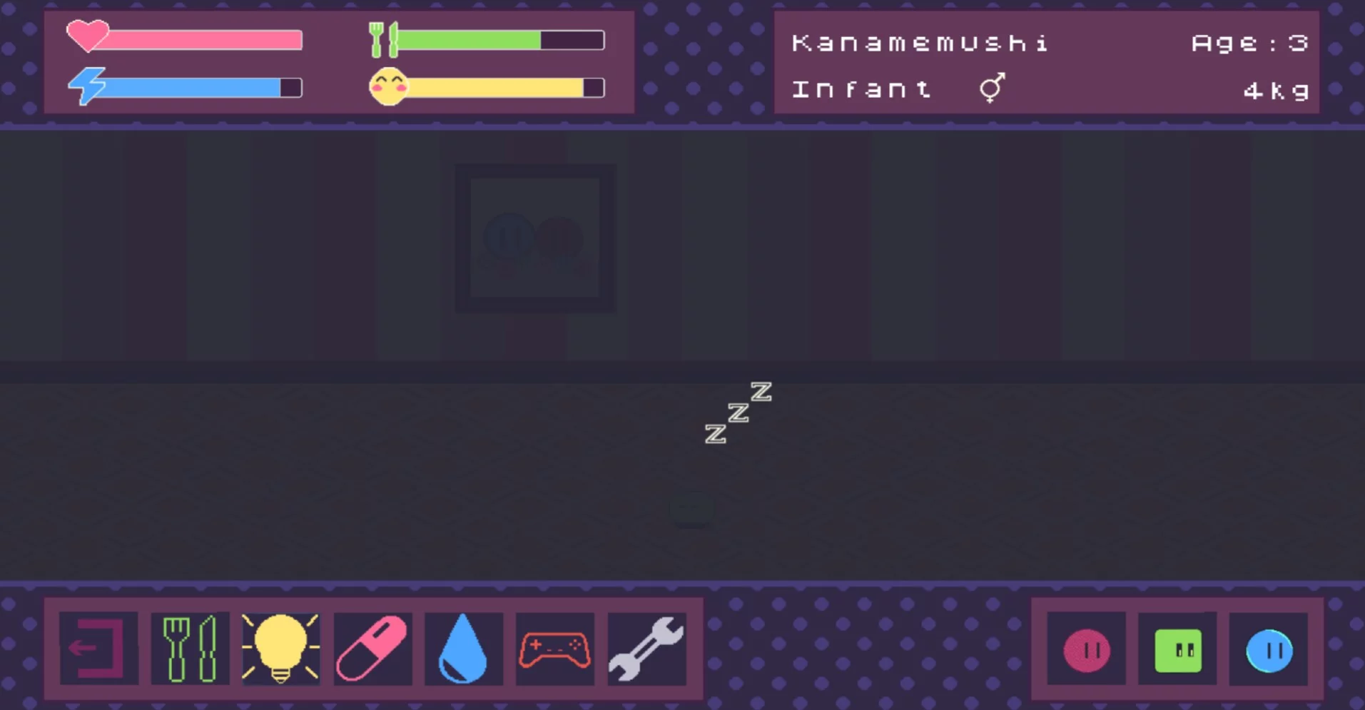 Изображение игры: Kukumushi Virtual Pet