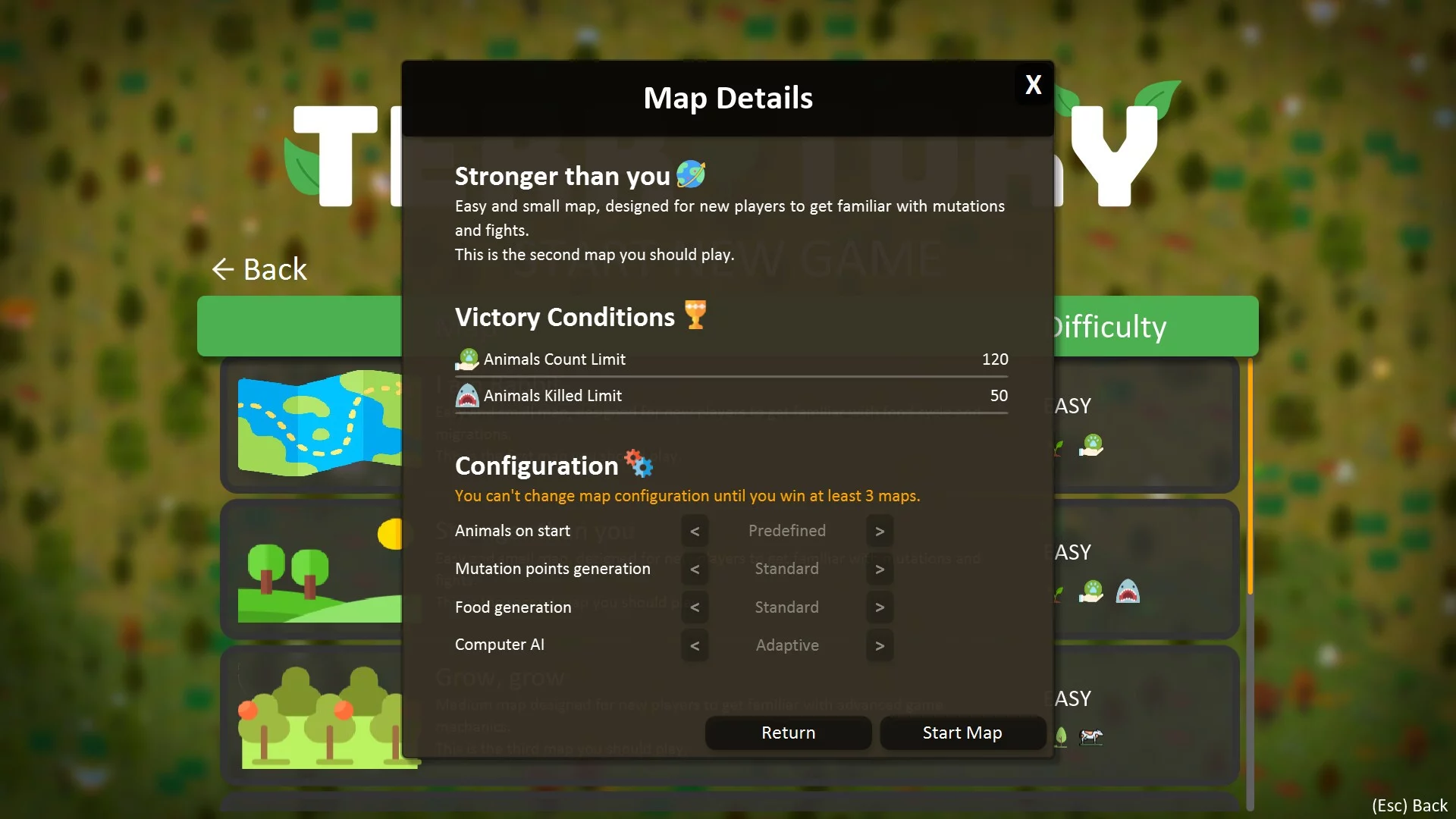 Изображение игры: Territory - animals genetic strategy