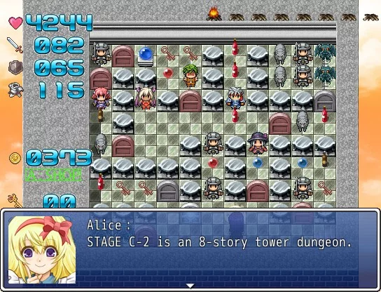 Изображение игры: Malice in Magic Tower -玲鈴魔塔