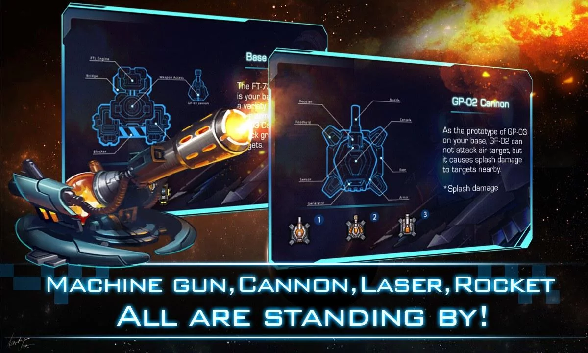 Изображение игры: Galaxy Defense