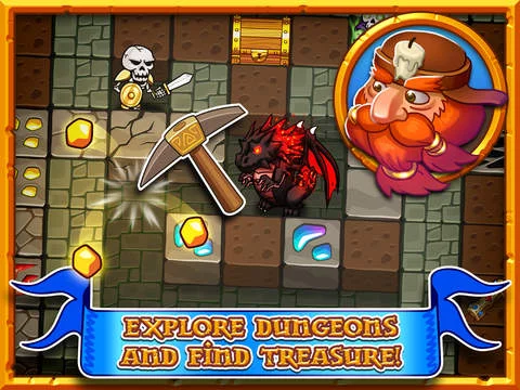 Изображение игры: Mine Quest - Dungeon Crawling RPG