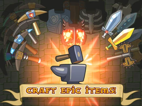 Изображение игры: Mine Quest - Dungeon Crawling RPG