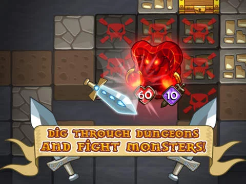 Изображение игры: Mine Quest - Dungeon Crawling RPG