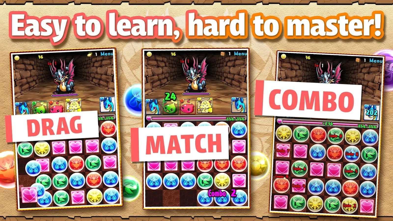 Изображение игры: Puzzle & Dragons