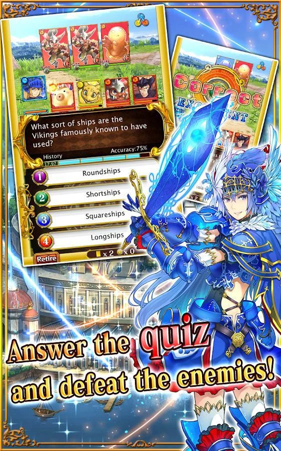 Изображение игры: Quiz RPG: World of Mystic Wiz