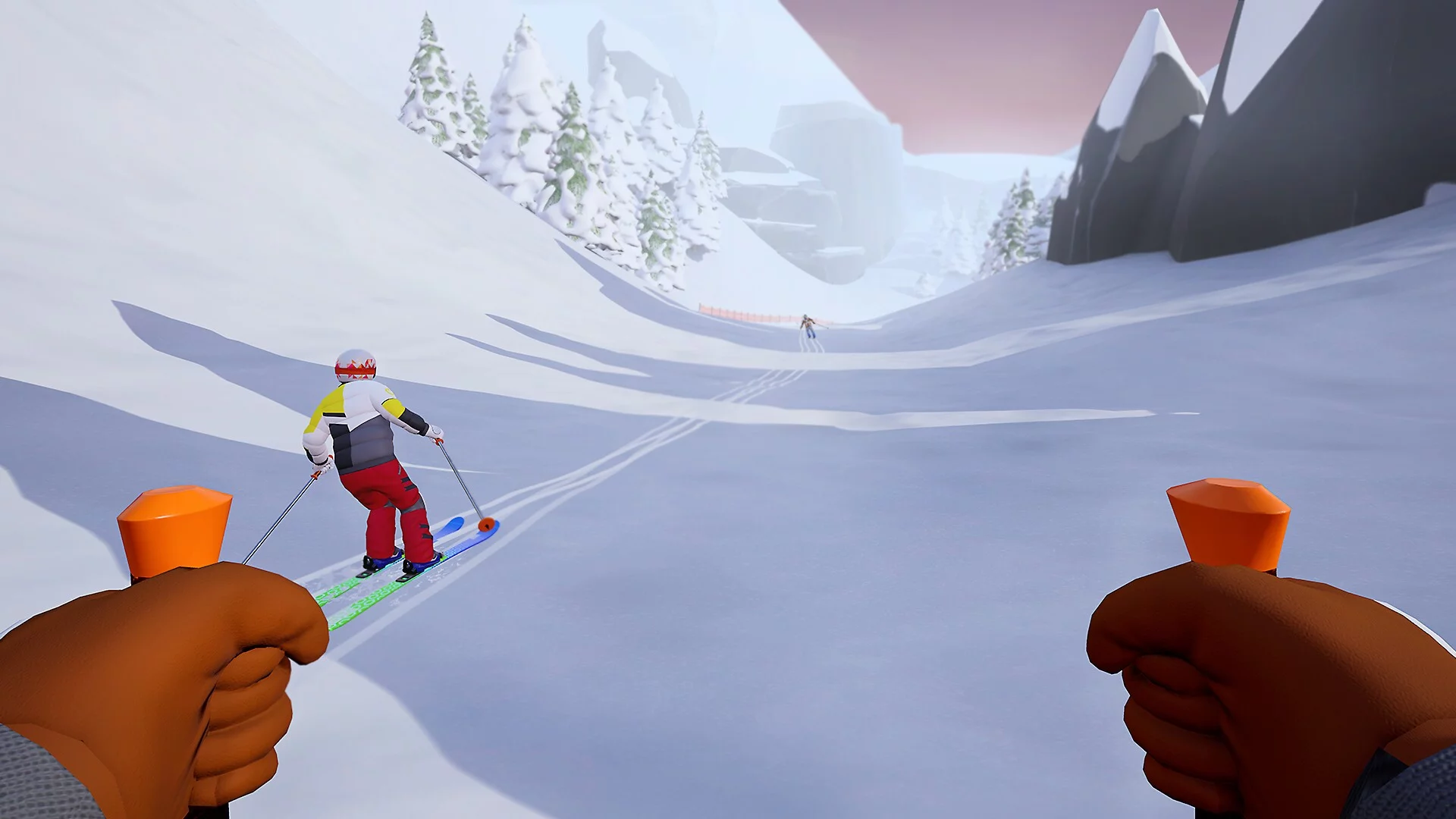 Изображение игры: Skiing VR