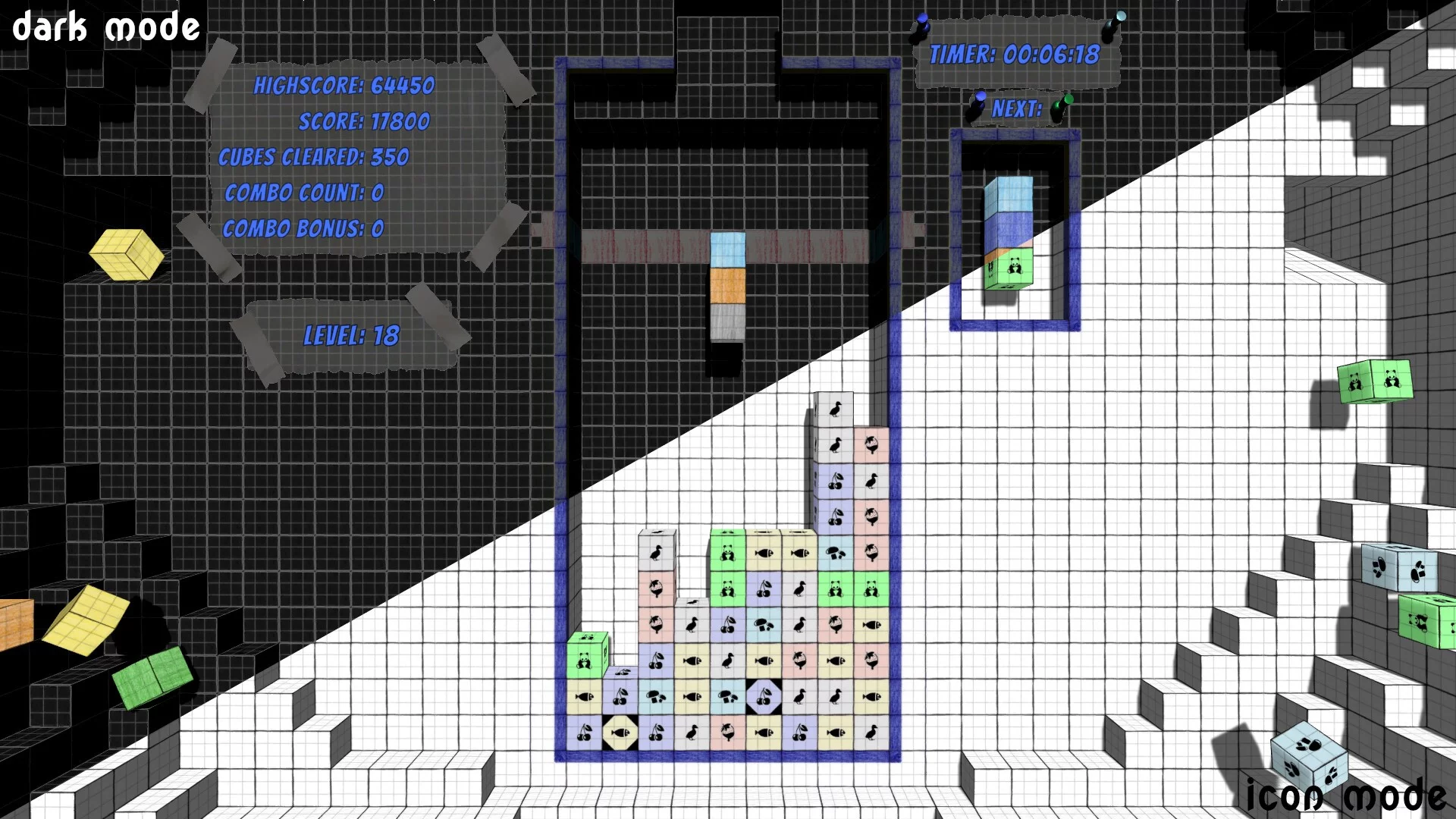 Изображение игры: Papertris