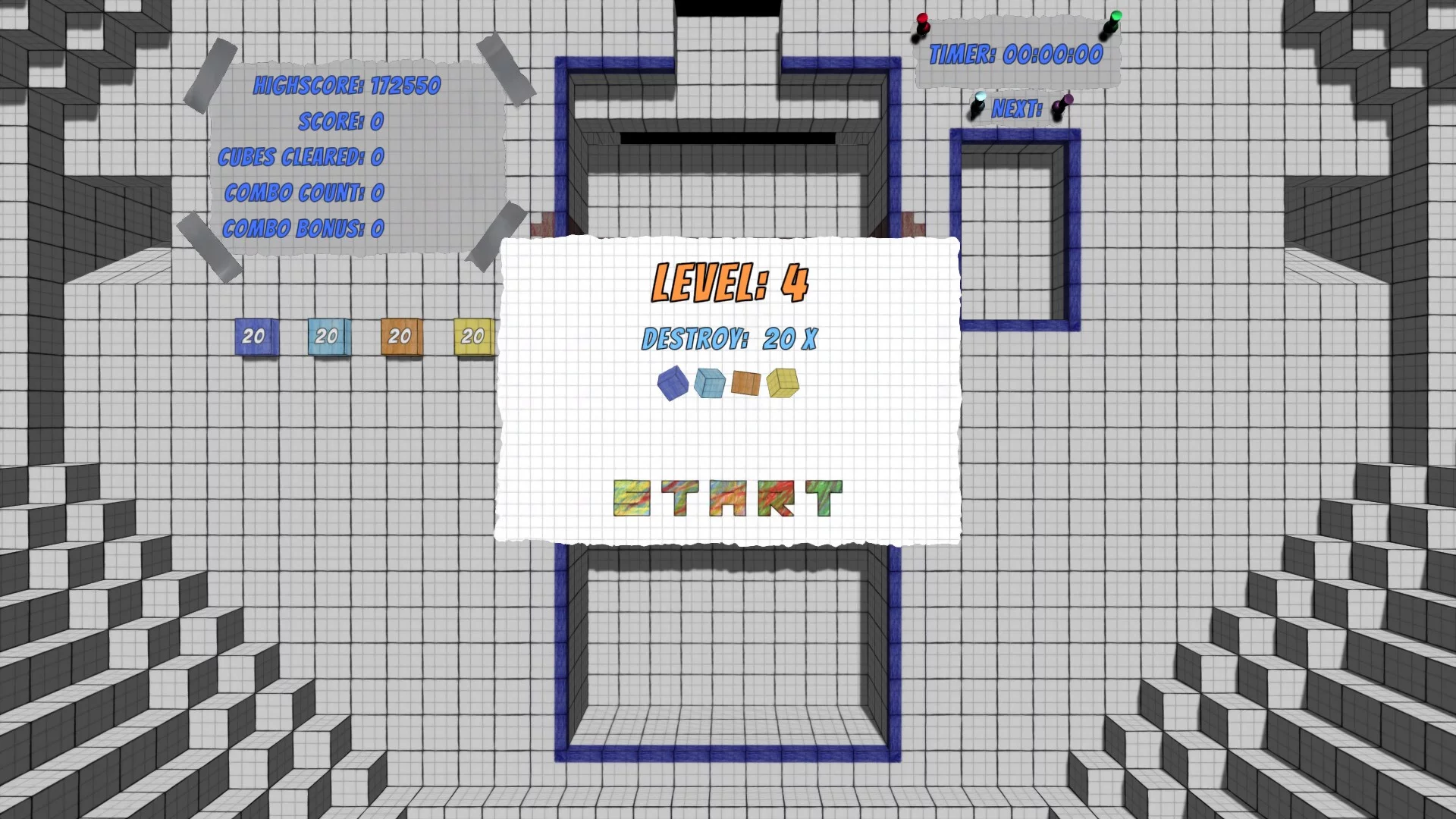 Изображение игры: Papertris