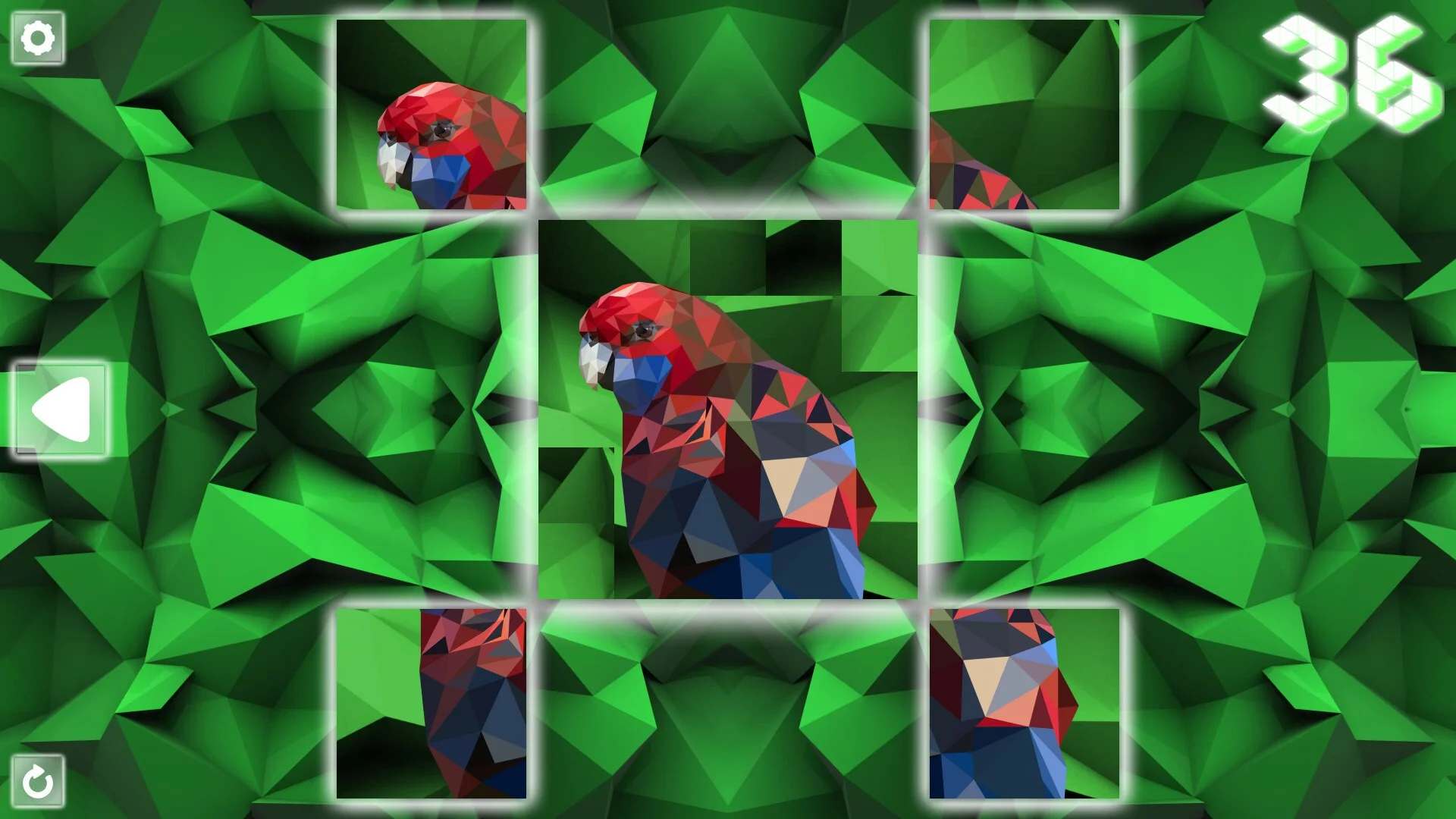Изображение игры: Poly Puzzle: Birds