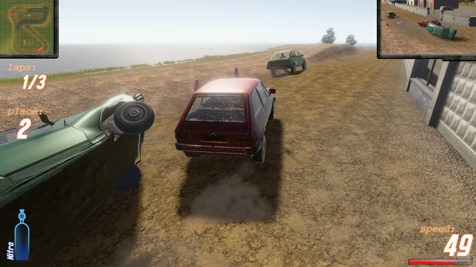 Изображение игры: Demolition race