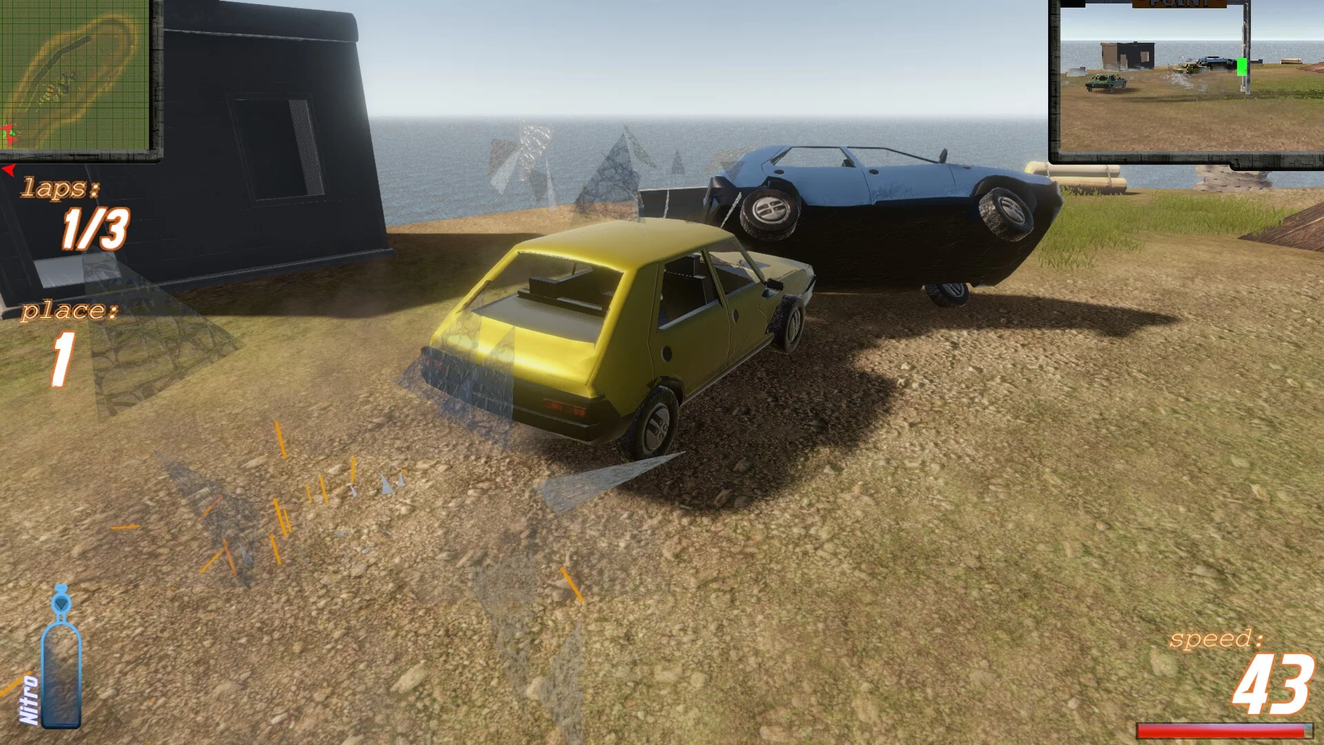 Изображение игры: Demolition race