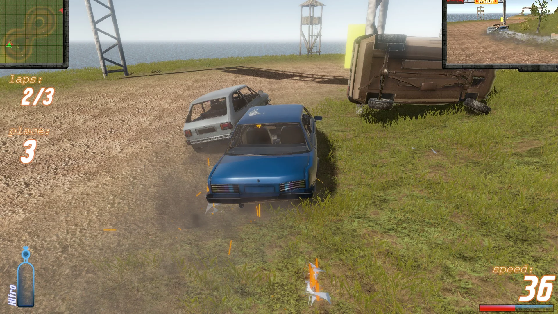 Изображение игры: Demolition race