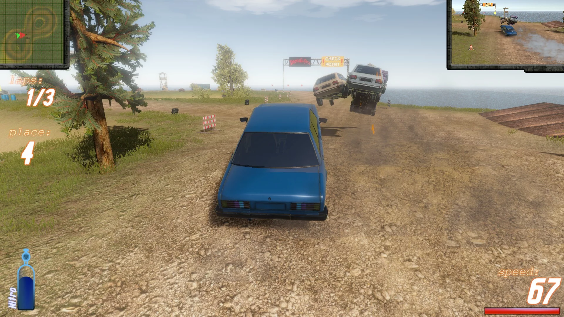 Изображение игры: Demolition race