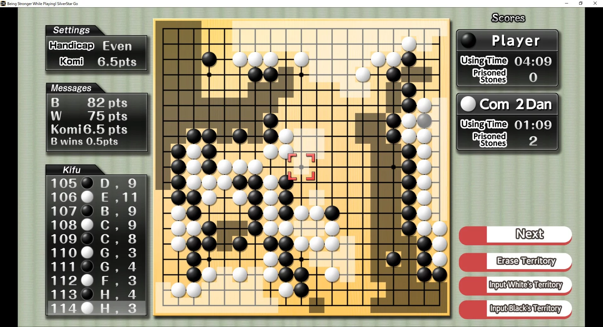 Изображение игры: Being Stronger While Playing! SilverStar Go
