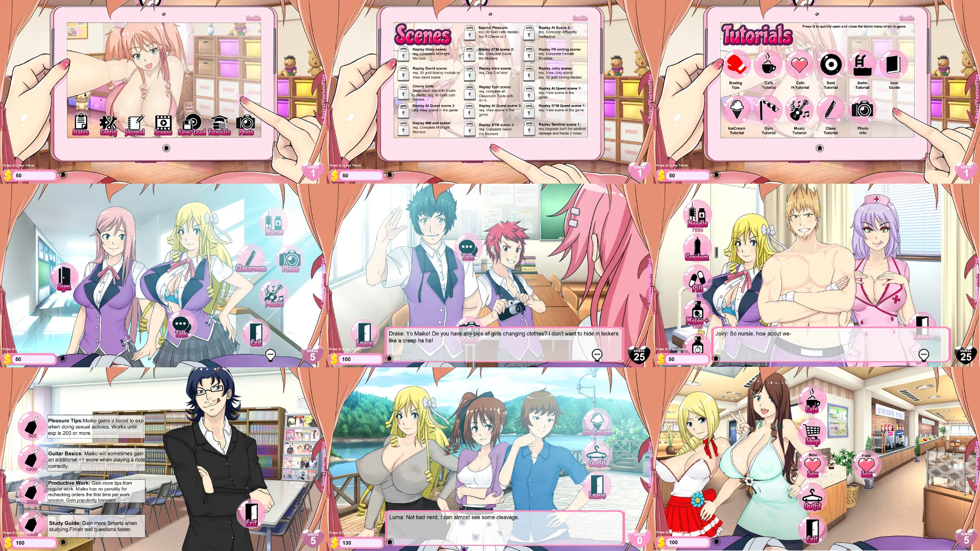 Изображение игры: Umichan Maiko Classroom Havoc