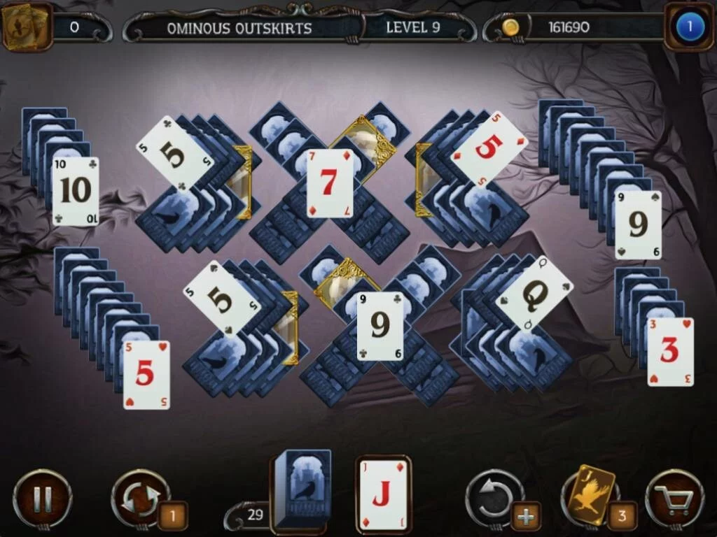 Изображение игры: Mystery Solitaire. The Black Raven 2
