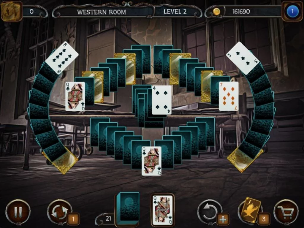 Изображение игры: Mystery Solitaire. The Black Raven 2