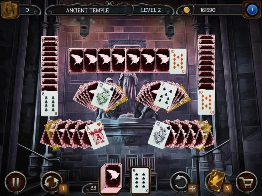 Изображение игры: Mystery Solitaire. The Black Raven 2
