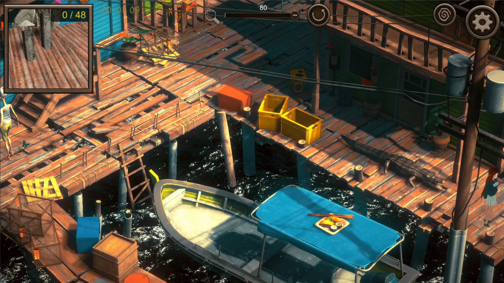Изображение игры: Hidden Floating City Top-Down 3D