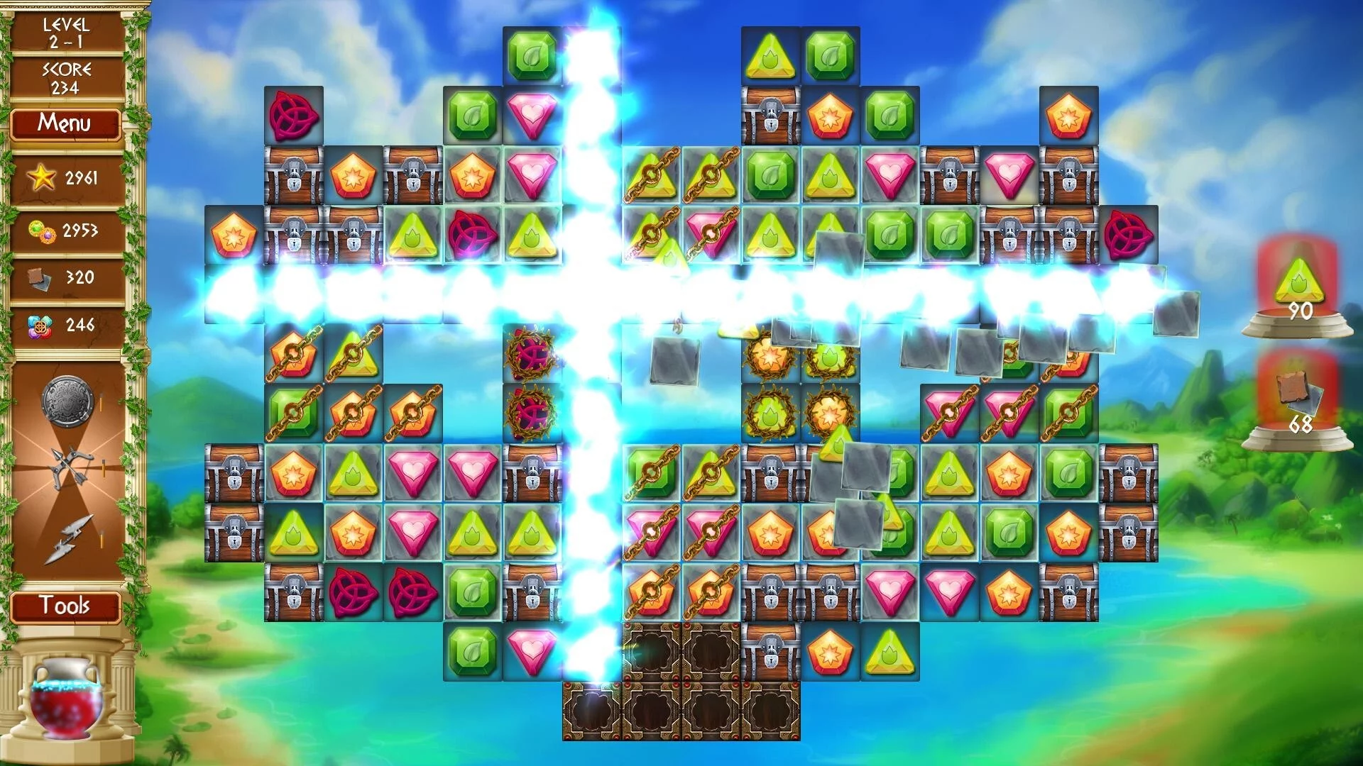 Изображение игры: The Chronicles of Hercules II - Wrath of Kronos