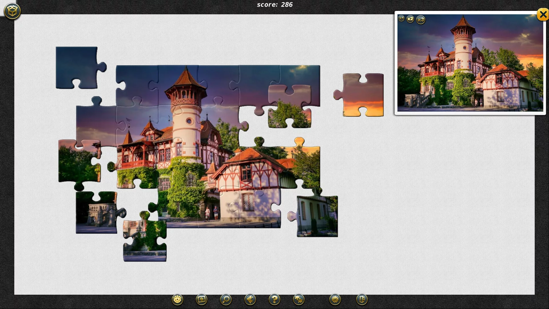 Изображение игры: 1001 Jigsaw Castles And Palaces 2