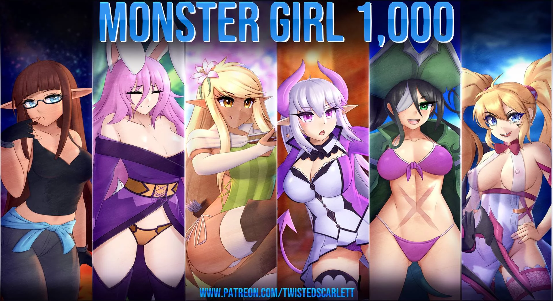 Изображение игры: Monster Girl 1000