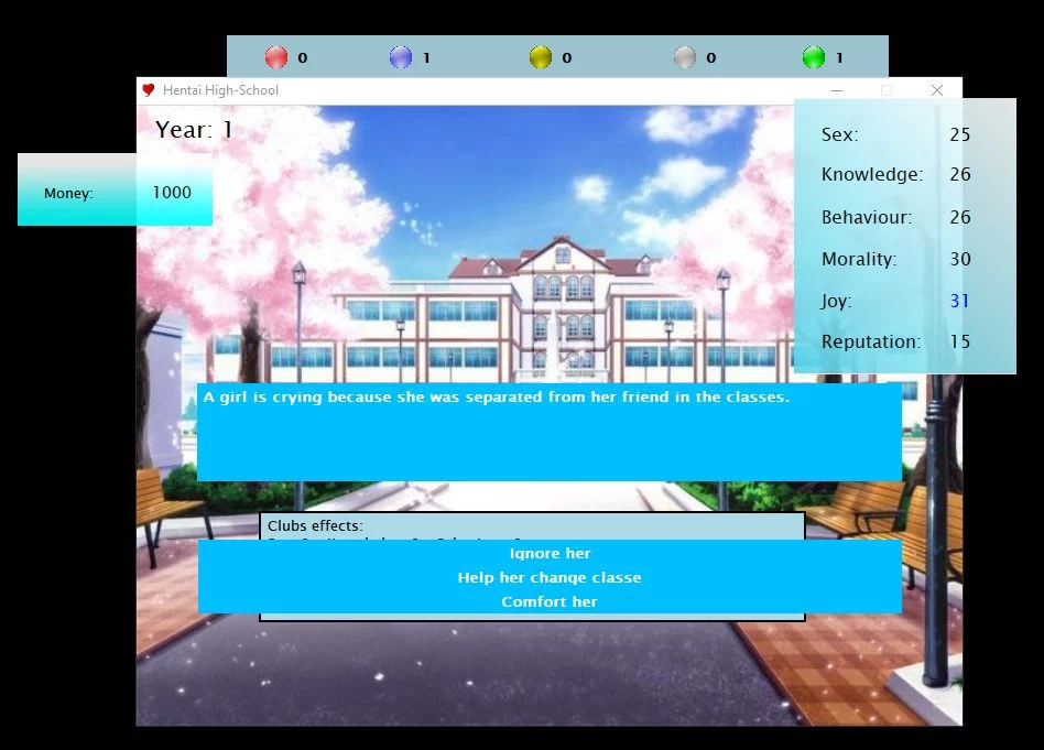 Изображение игры: Hentai High-school