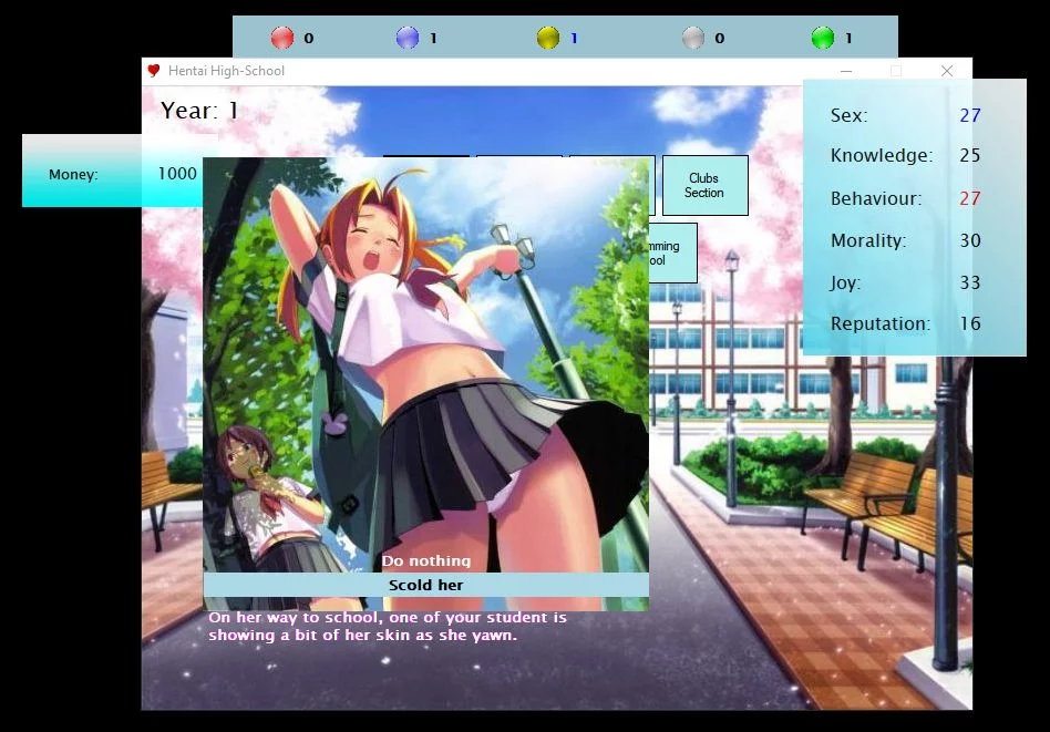 Изображение игры: Hentai High-school