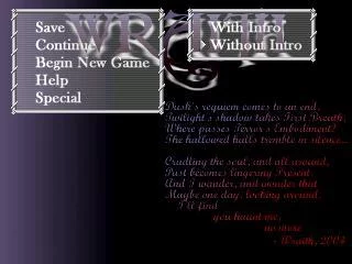 Изображение игры: Wraith (2008)