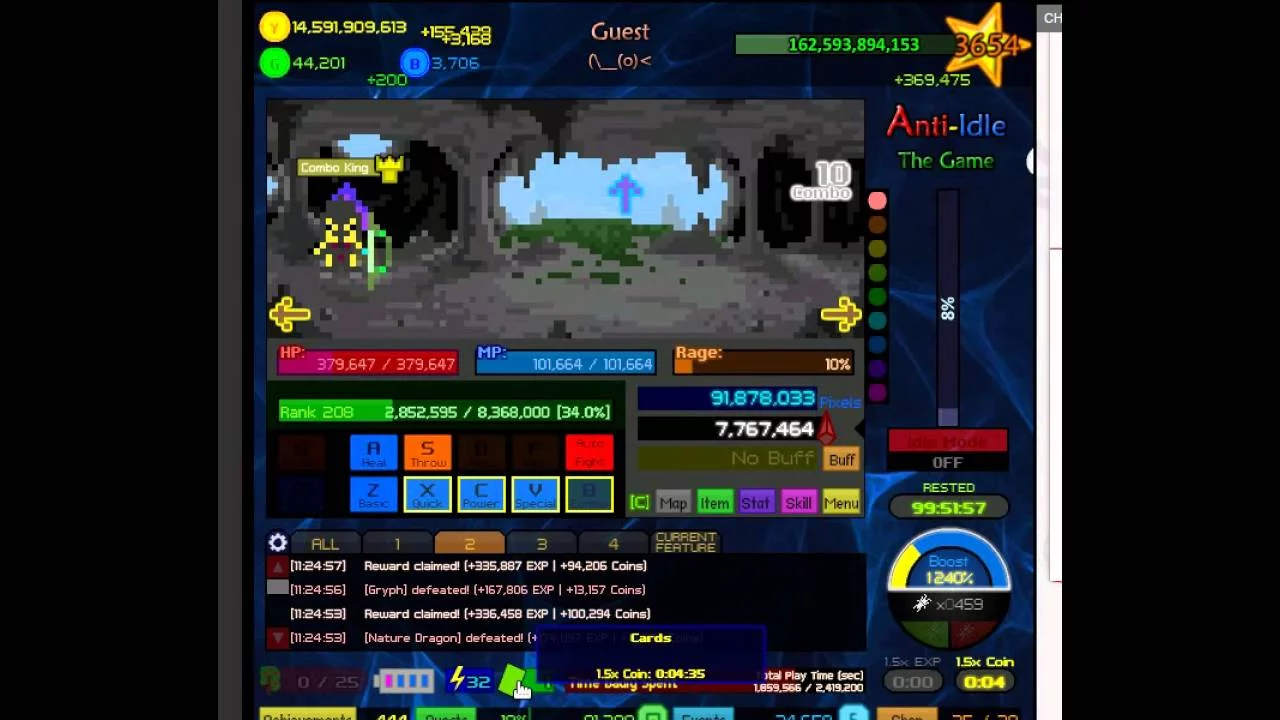 Изображение игры: Anti-Idle: The Game