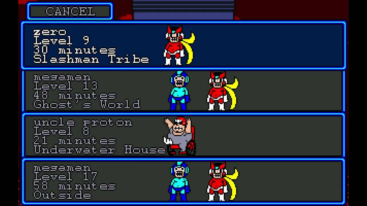 Изображение игры: Megaman Sprite Game