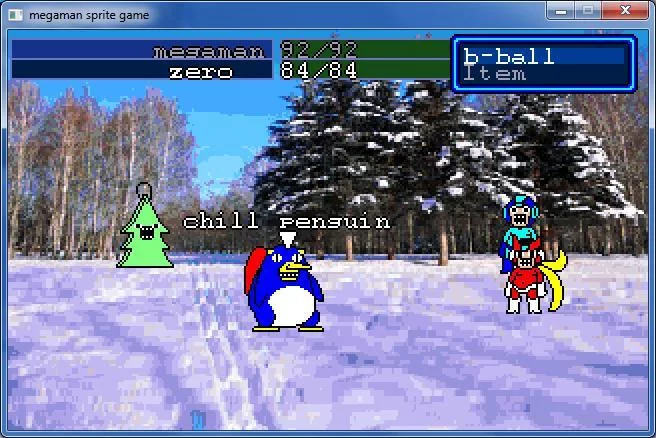 Изображение игры: Megaman Sprite Game