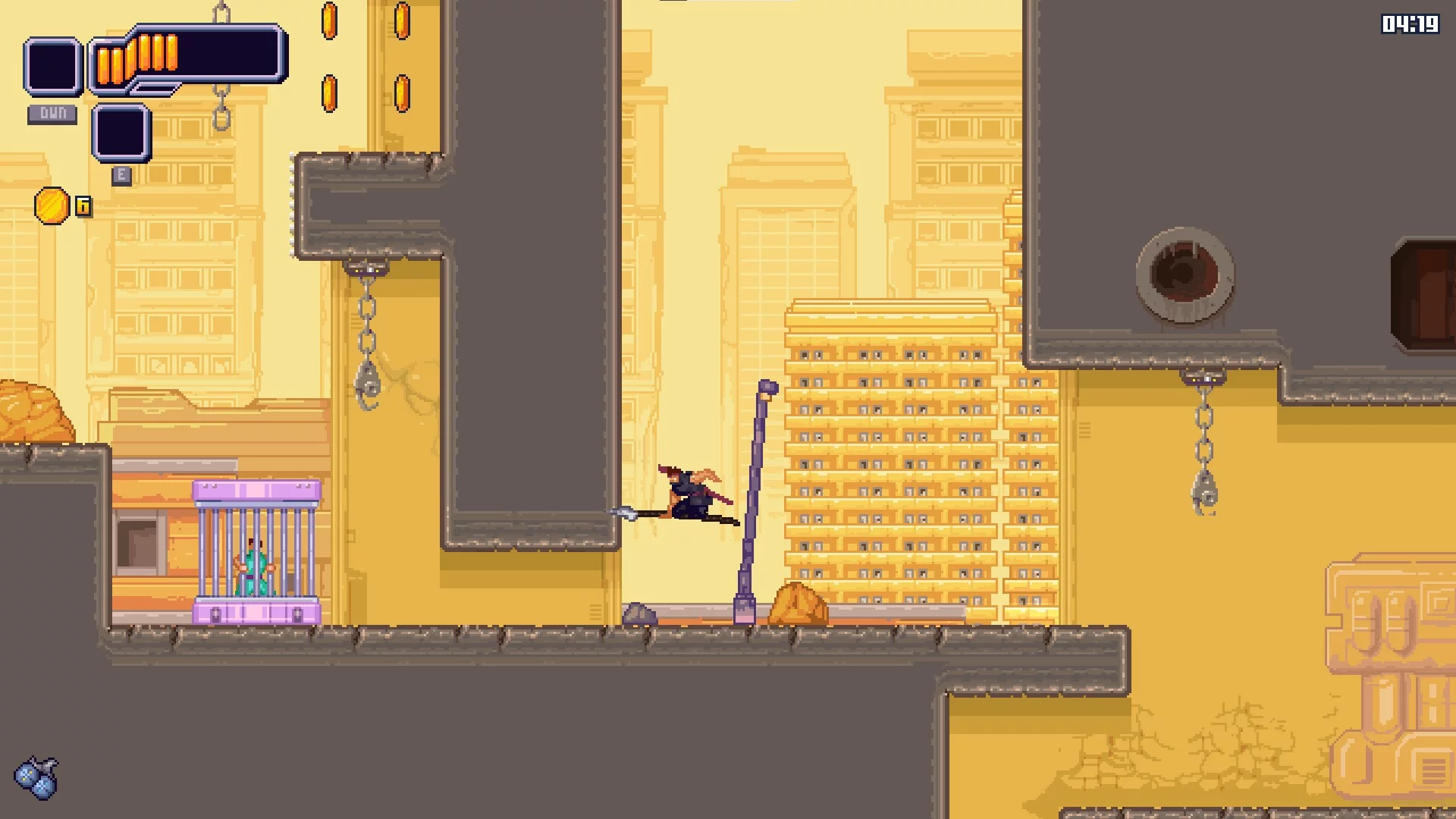Изображение игры: Ninjas Against the Machines
