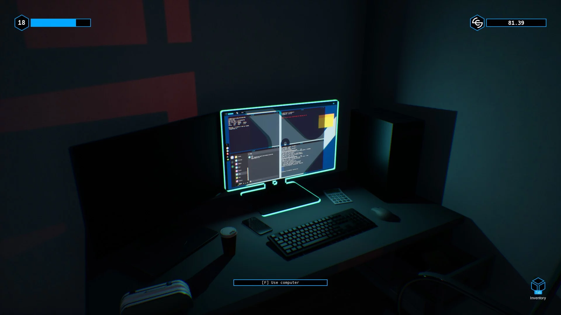 Изображение игры: Hacker Simulator: Free Trial